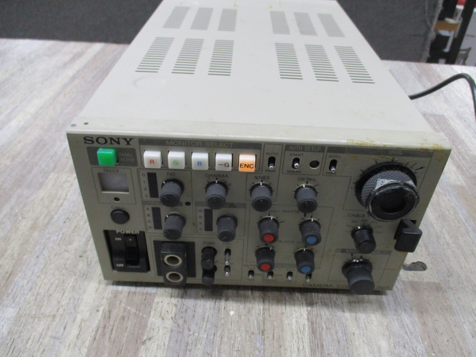 SONY CCU-350 CAMERA CONTROL UNIT
