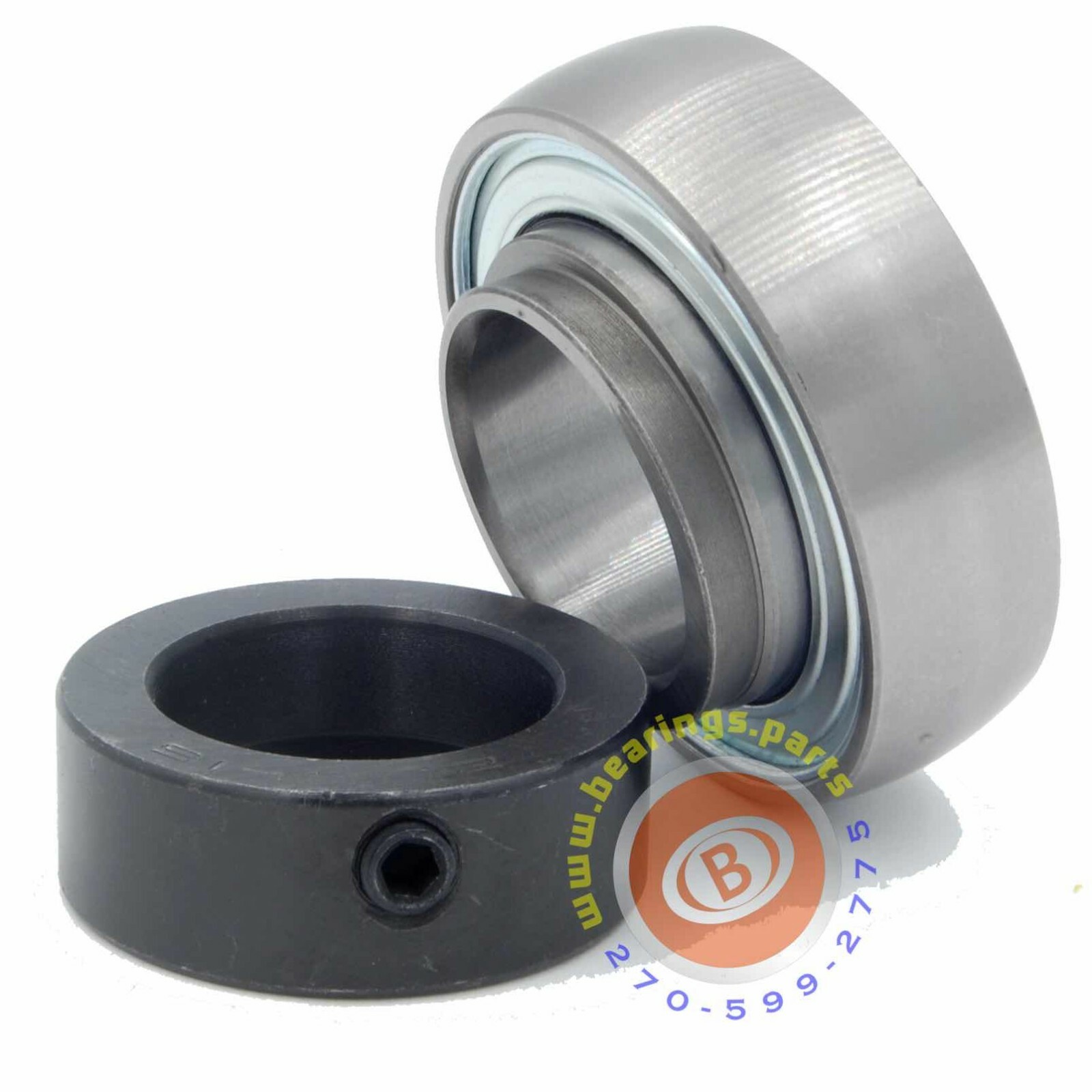 SA205-16 1" Spherical Insert Bearing With Eccentric Locking Collar