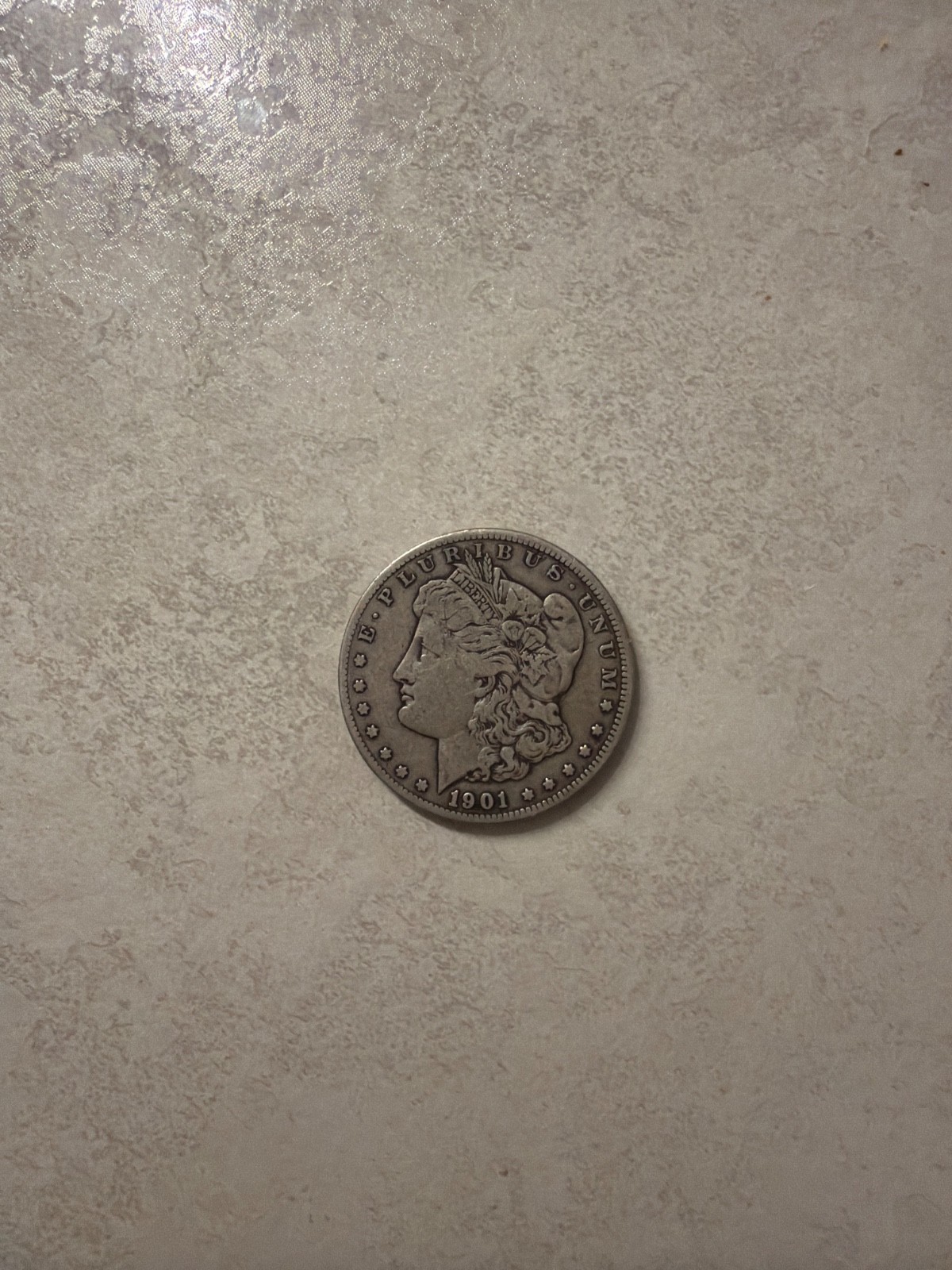 1901- O Morgan Silver Dollar