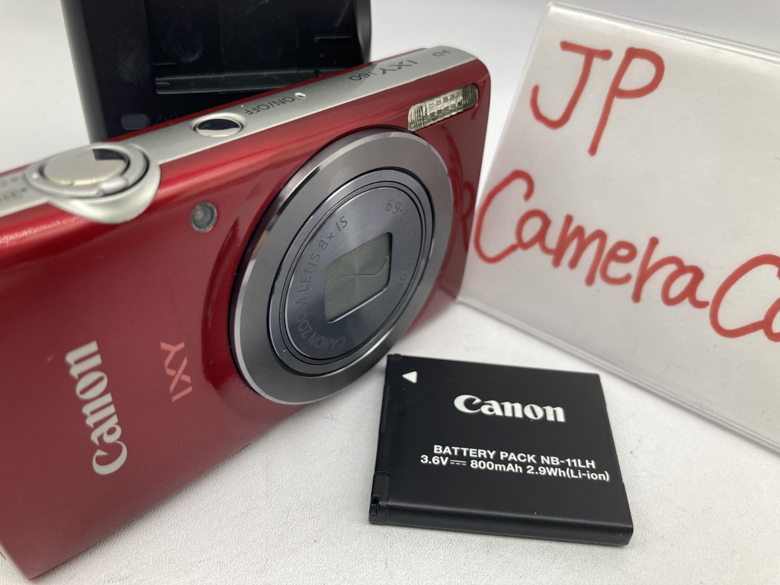 Excellent Canon IXY 160 IXUS 165 PowerShot ELPH 165 Digital Camera red 4167