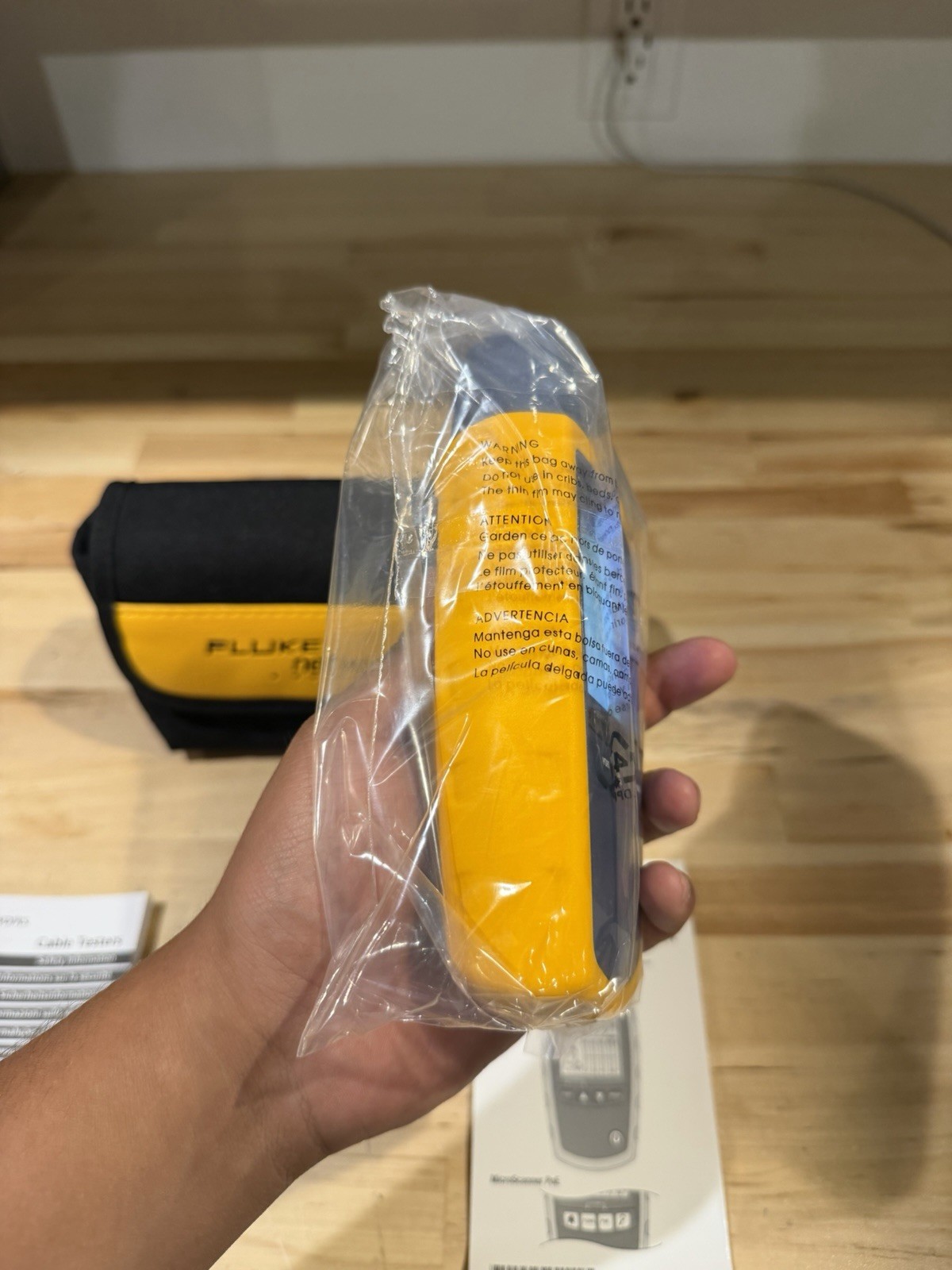 FLUKE NETWORKS MICROSCANNER 2 CABLE VERIFIER TESTER (TESTED)