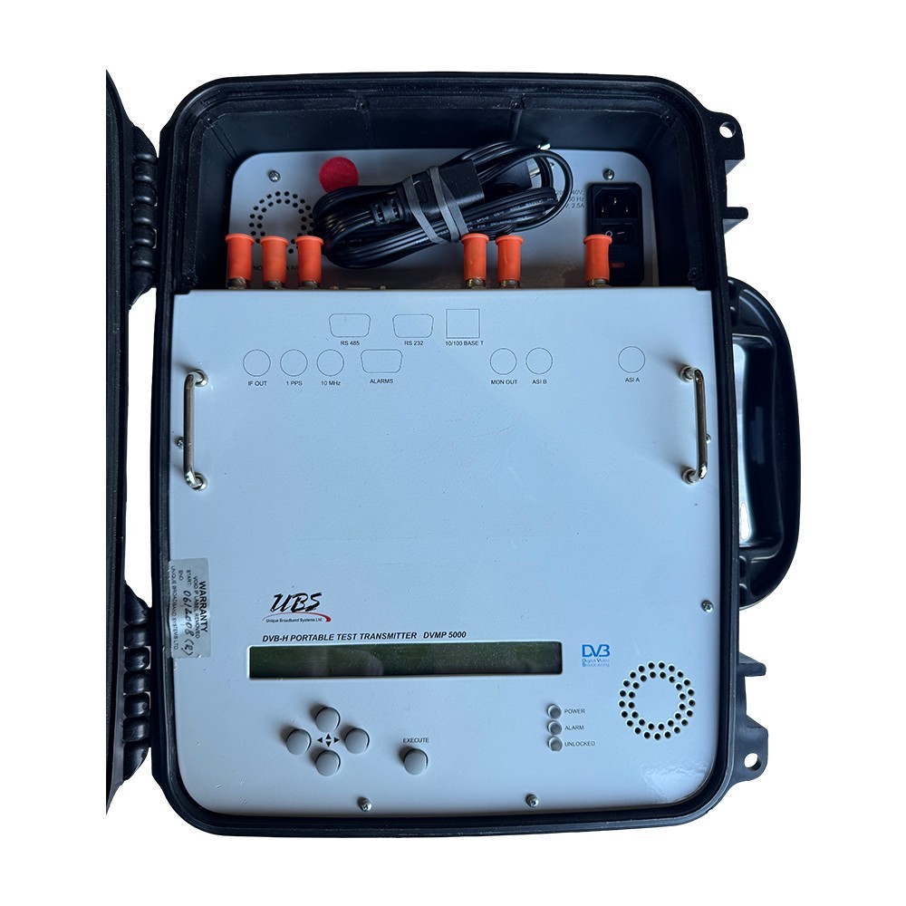 DVB-H Portable Test Transmitter Modulator RF COFDM ASI RS232 RS485 Pelican Case