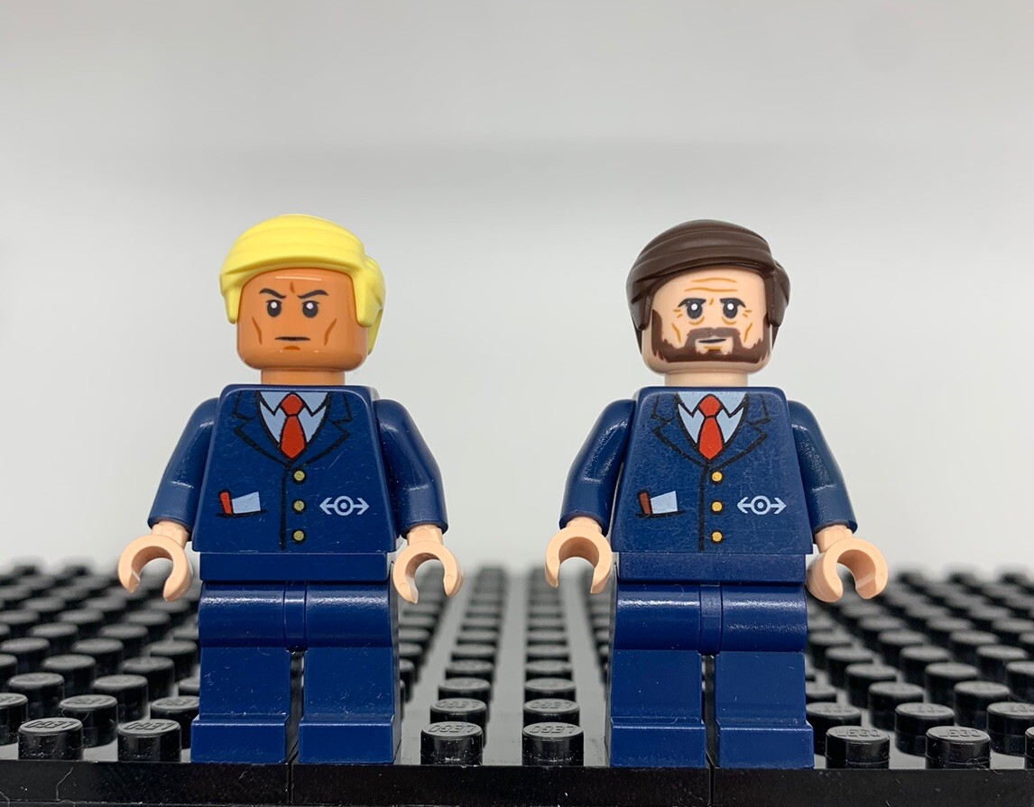 LEGO Donald Trump J.D. Vance Minifigure Lot (Made of 100% Genuine LEGO Parts)