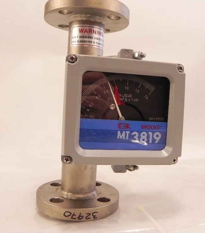 Brooks Metal Tube Variable Area Flowmeter MT 3819 DN25