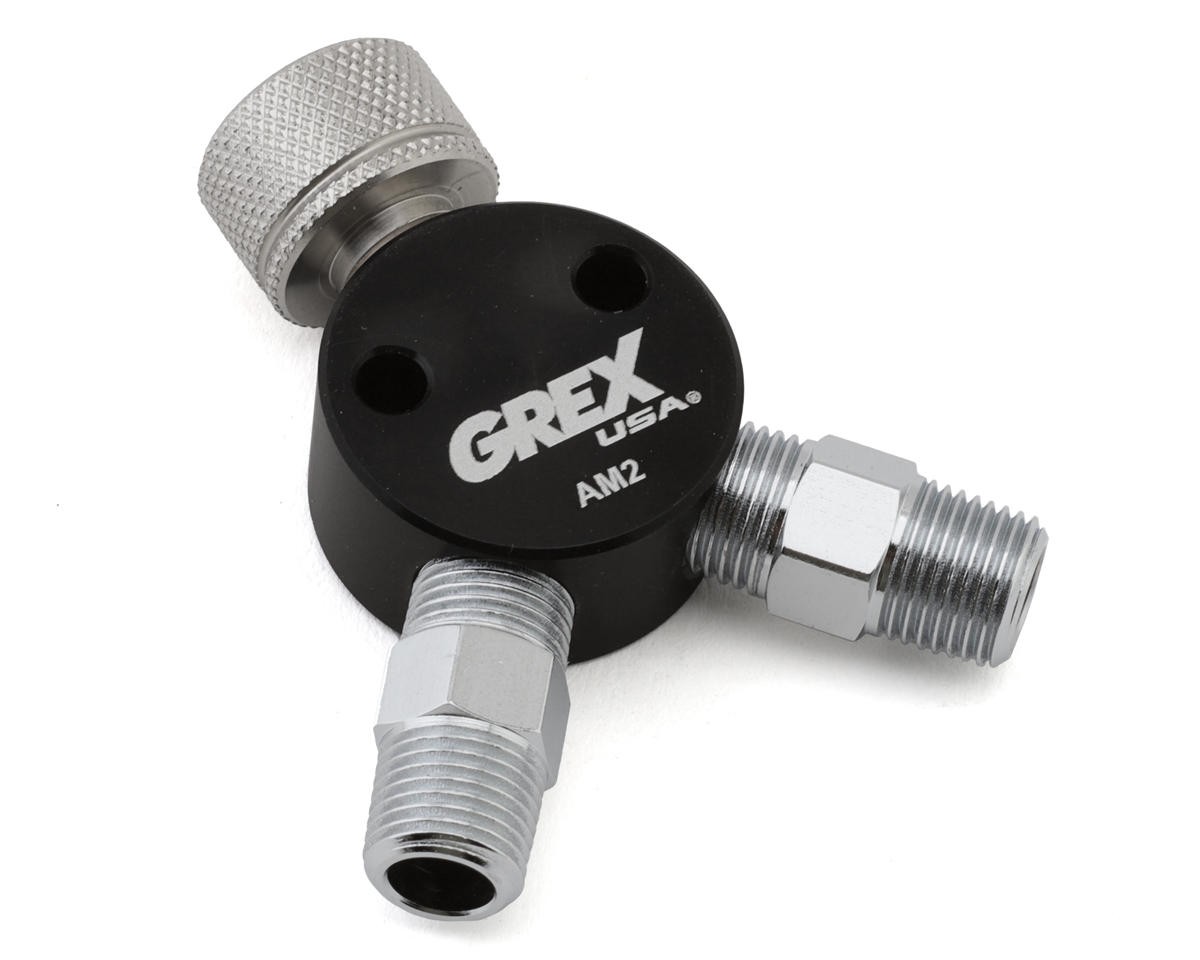 Grex Airbrush Mini Manifold 1/8 Bsp Dual Output Connector [GXXAM2]