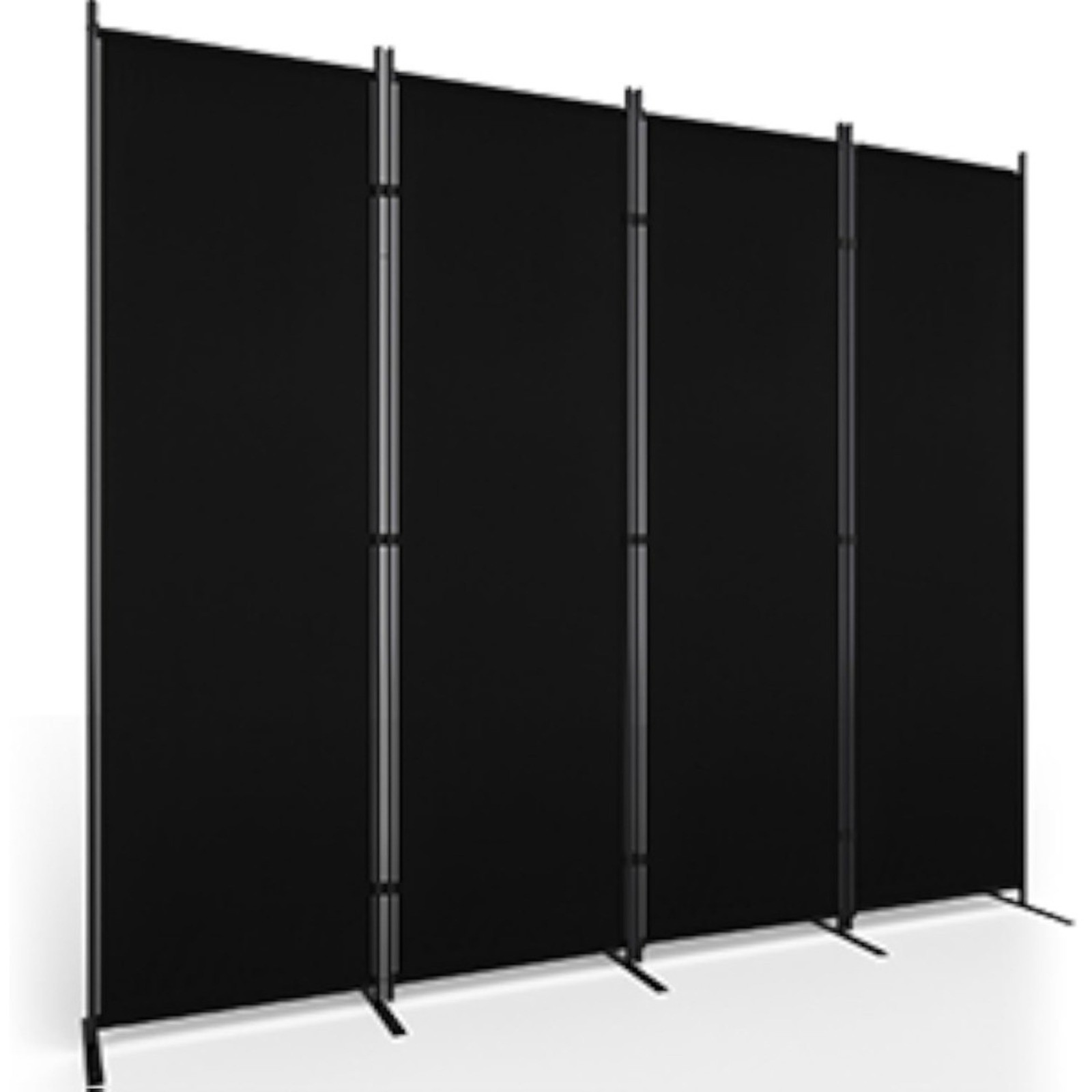 4 Panel Room Divider 6FT Screen Folding Privacy Divider Freestanding for Home
