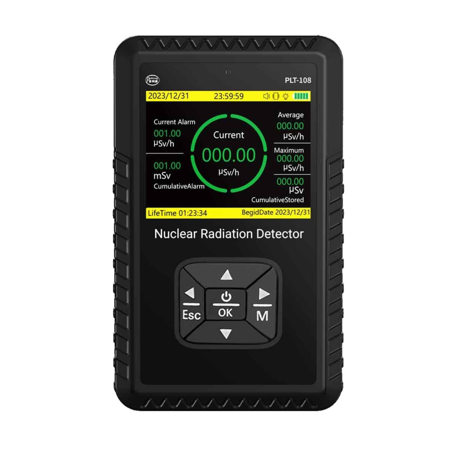 Geiger Counter Nuclear Radiation Detector - Portable Handheld Beta Gamma X-ra...