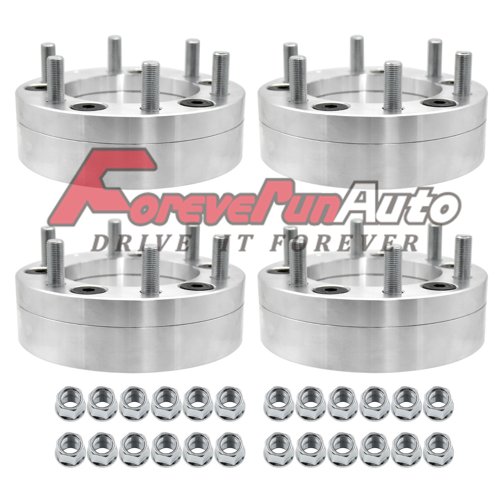 4pcs 5x5.5 to 6x5.5 Wheel Adapters 2" Inch 5x139.7 to 6x139.7 For Jeep Ford RAM