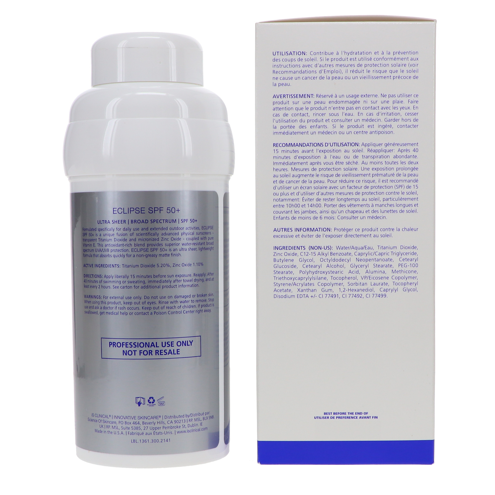 iS Clinical Eclipse SPF 50+ 10 oz