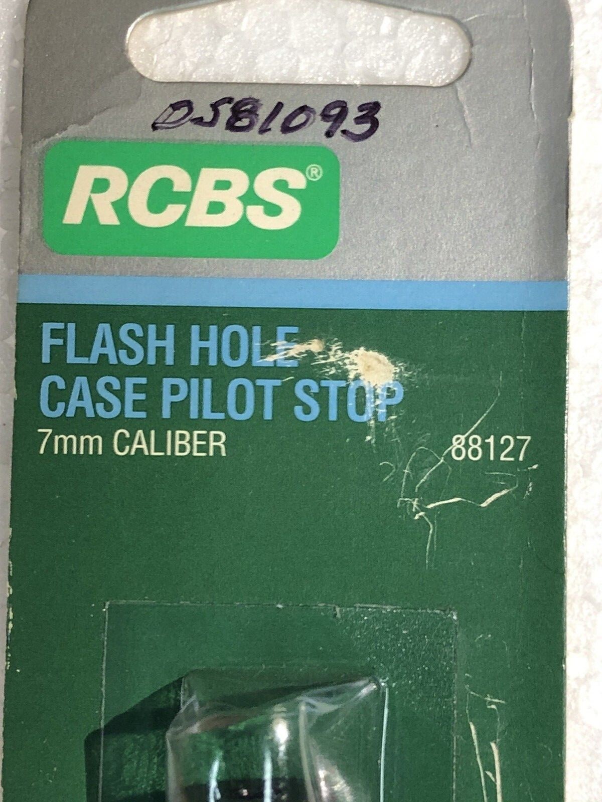 NOS RCBS Flash Hole Case Pilot Stop 88127