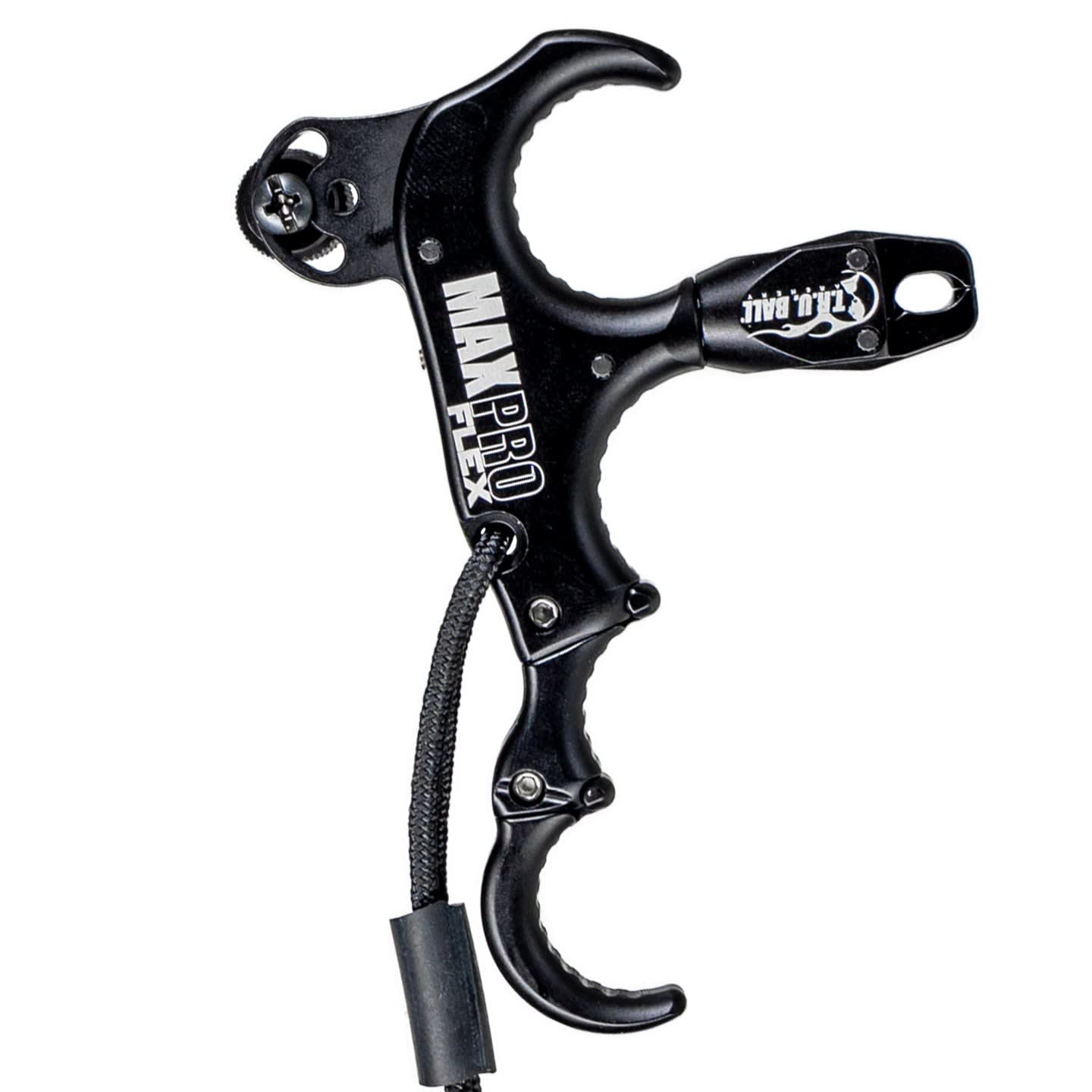 T.R.U. Ball Max Pro Flex 4 Finger Thumb Release Black (TMPF-BK)
