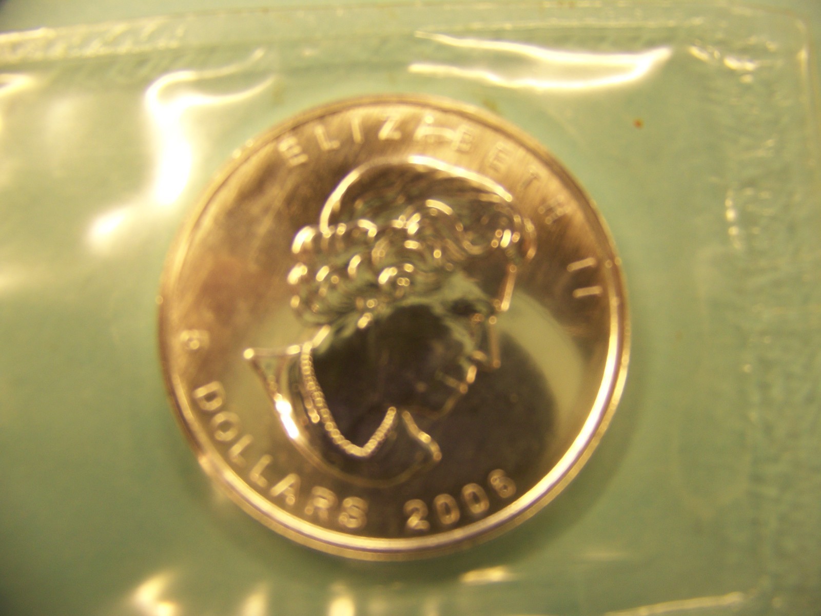 Canadian Silver Maple Leaf 2006  Coin 5 DOLLARS 1 oz Silver Unc.   [ Free H&S ]