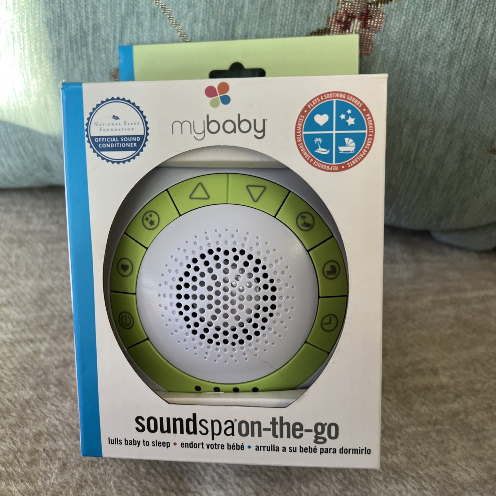 Homedics MyBaby SoundSpa On the go Portable Sound Machine NEW IN BOX