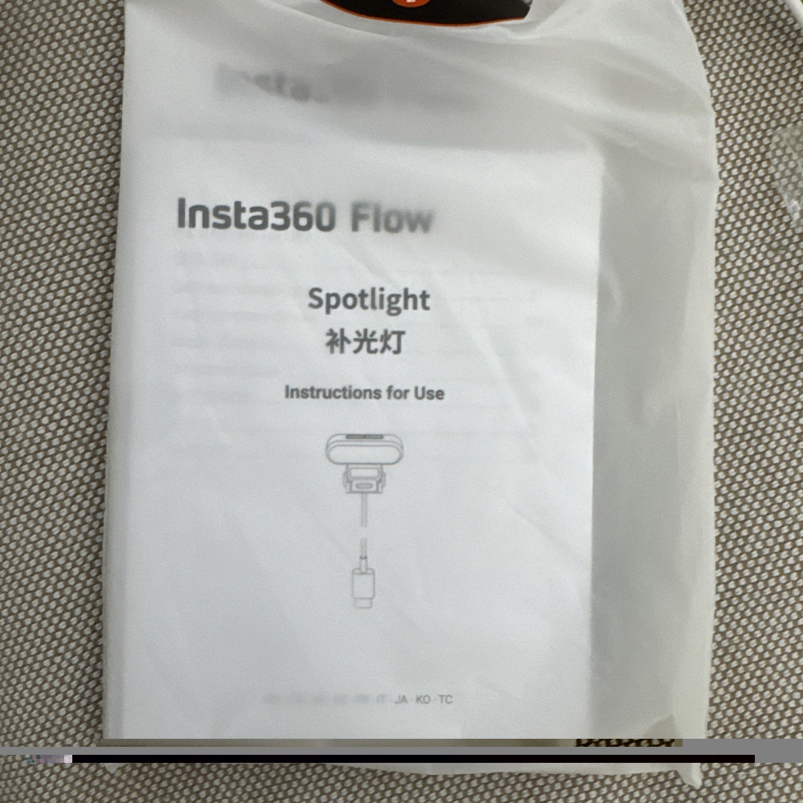 Insta360 Flow Creator Kit Smart Phone Axis Gimbal Stabilizer Gray Open Box