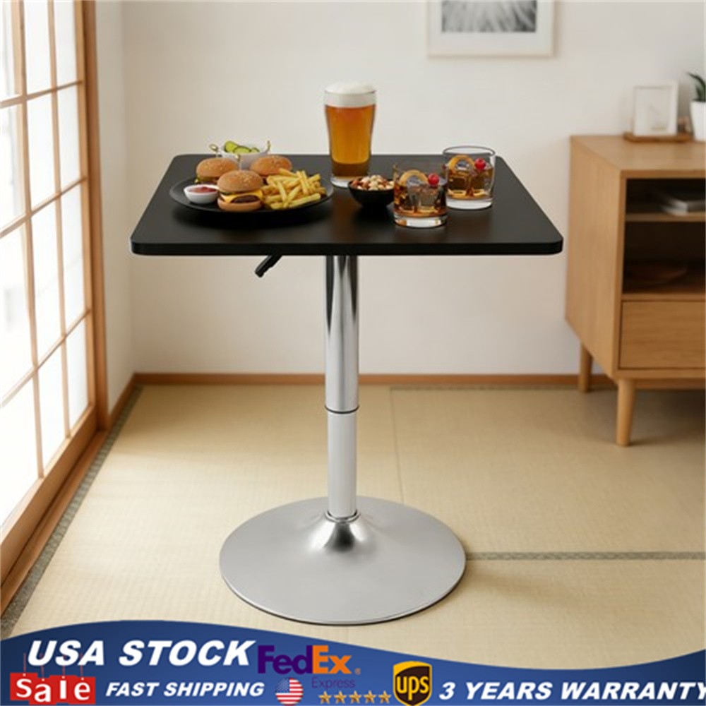 Modern Bar Table Metal Sofa Side Table Cafe Table Height Adjustable End Table