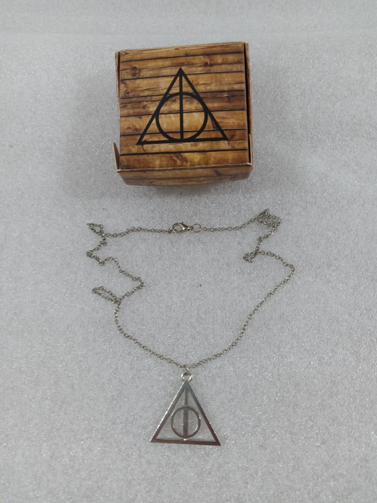 Harry Potter Deathly Hallows Silver Alloy Necklace Pendant