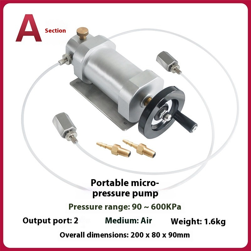 Handheld Air Pressure PumpPortable Vacuum Calibration TablePressure Gauge Sensor