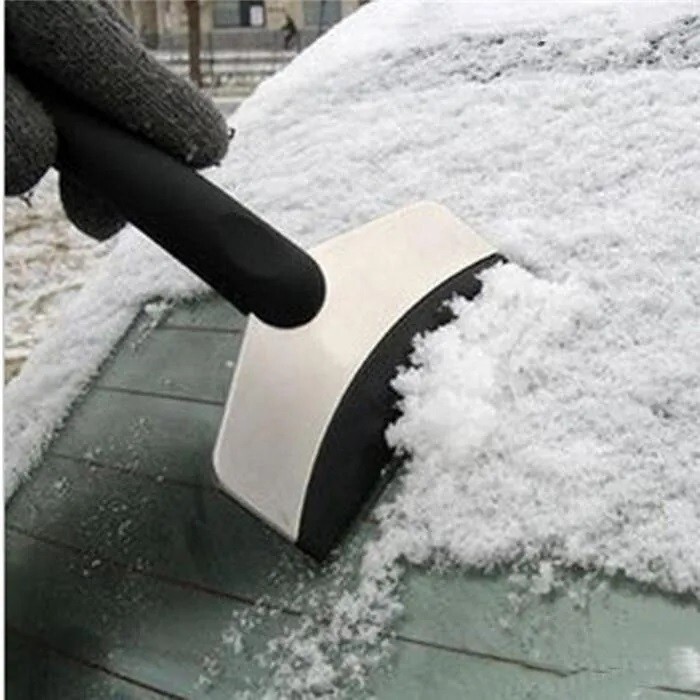 A Brand-New Stainless Steel Snow Shovel Scraper - Versatile Car Deicing Tool