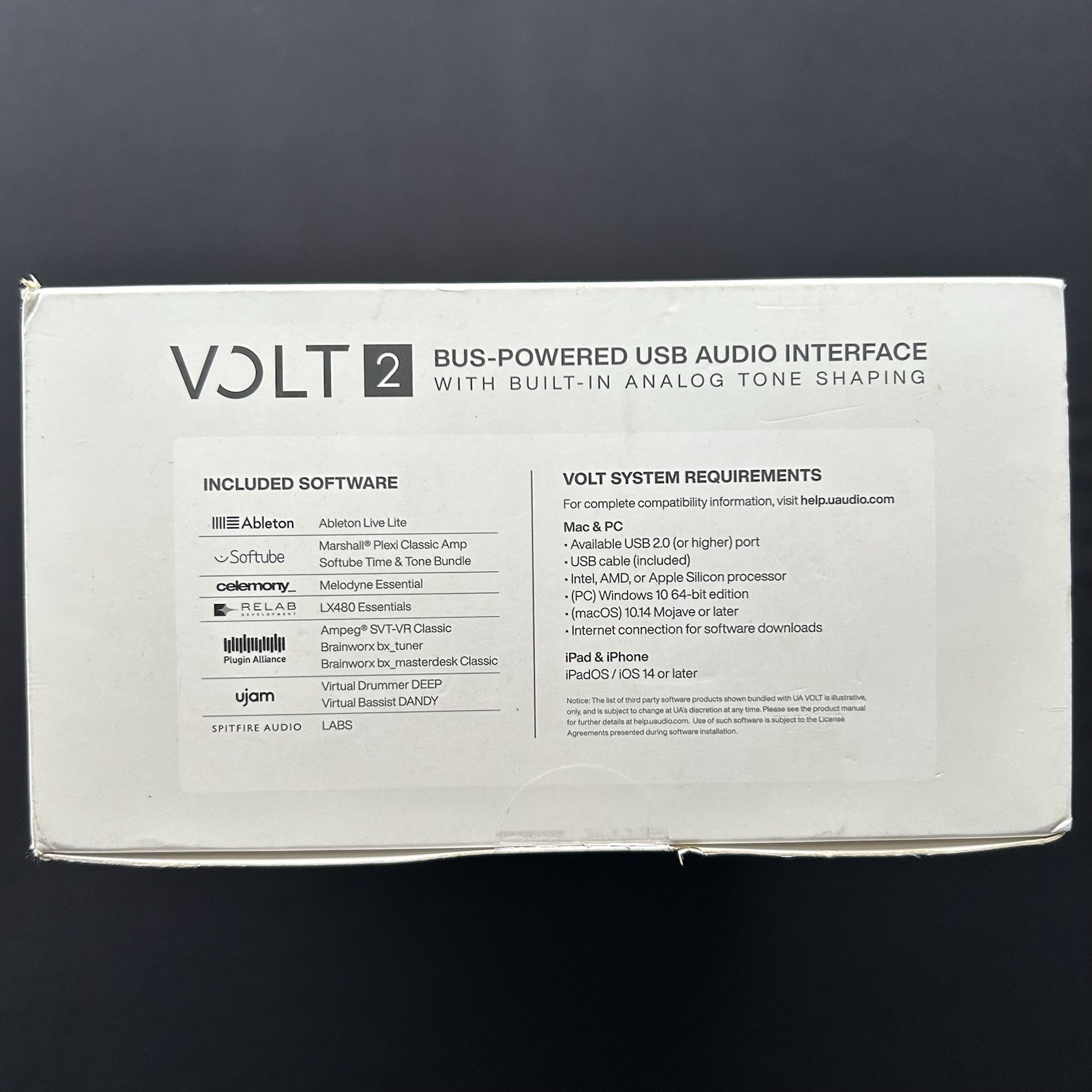 Volt 2 Bus-Powered USB Audio Interface