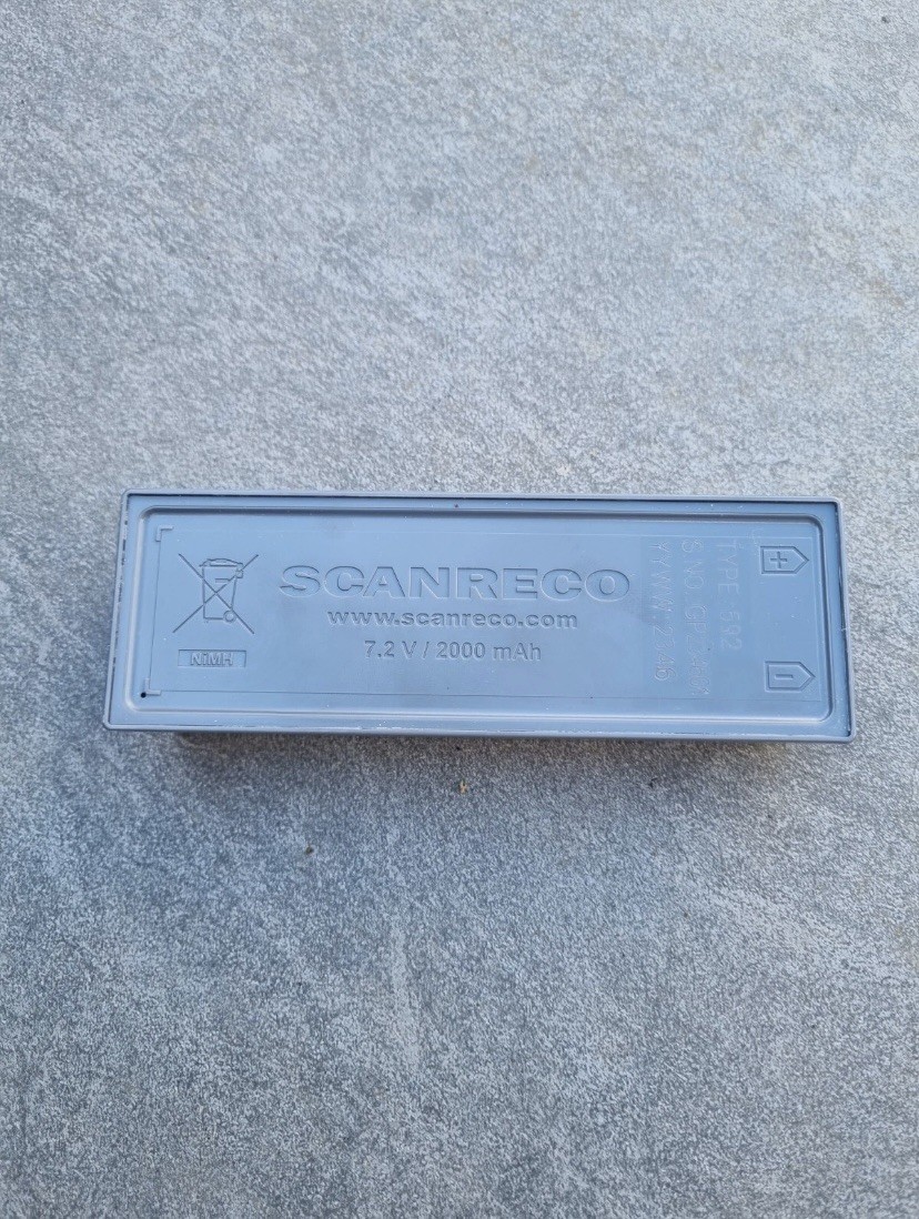 Genuine Scanreco remote control handset battery suitable for Fassi,Palfinger,etc