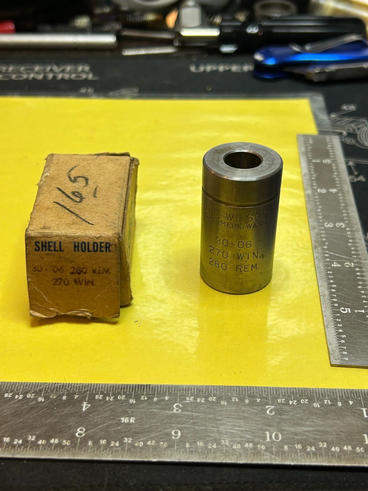 L.E. Wilson .30-06, .270 WIN, .280 REM Case Holder & Box.