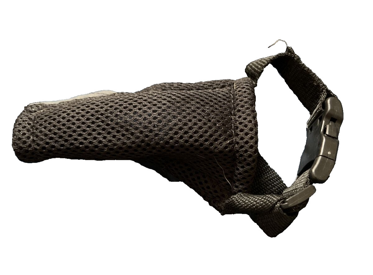 New Dog Muzzle Anti Stop Bite Barking Chewing Mesh Mask Training Pet Small Large