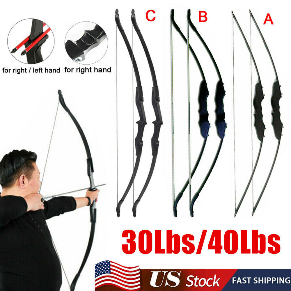 57" Takedown Recurve Bow Hunting Set Archery Right Left Hand for Adult Beginner