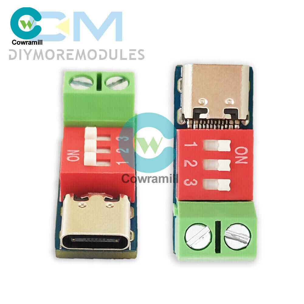 1-10PCS USB-C PD Trigger Board Module PD/QC Decoy Board Fast Charge USB Type-C
