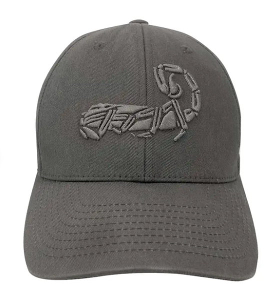Agilite SCORPION LOGO HAT Wolf Grey adjustable closure-One size fits all