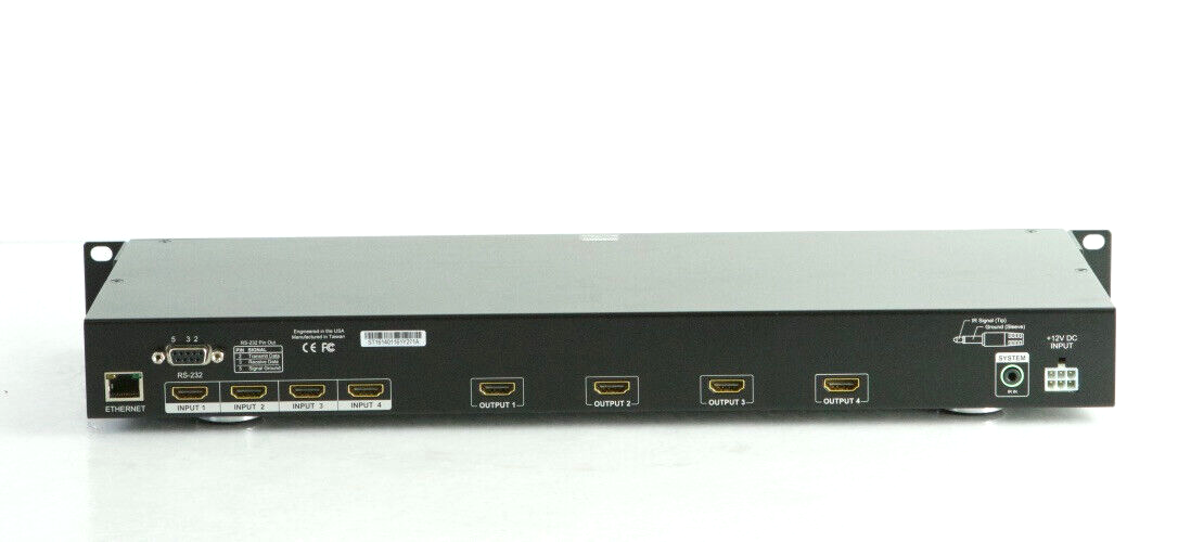 Binary B-120-HDMATRIX-4x4 4x4 HDMI Matrix Switch m407