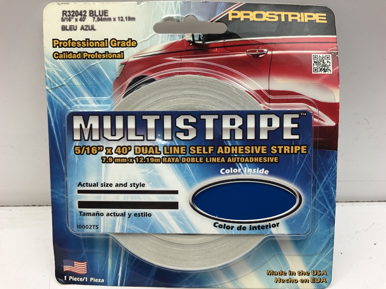 Prostripe R32042 Vinyl Striping Pinstriping Tape 5/16" X 40' Dual Line Blue
