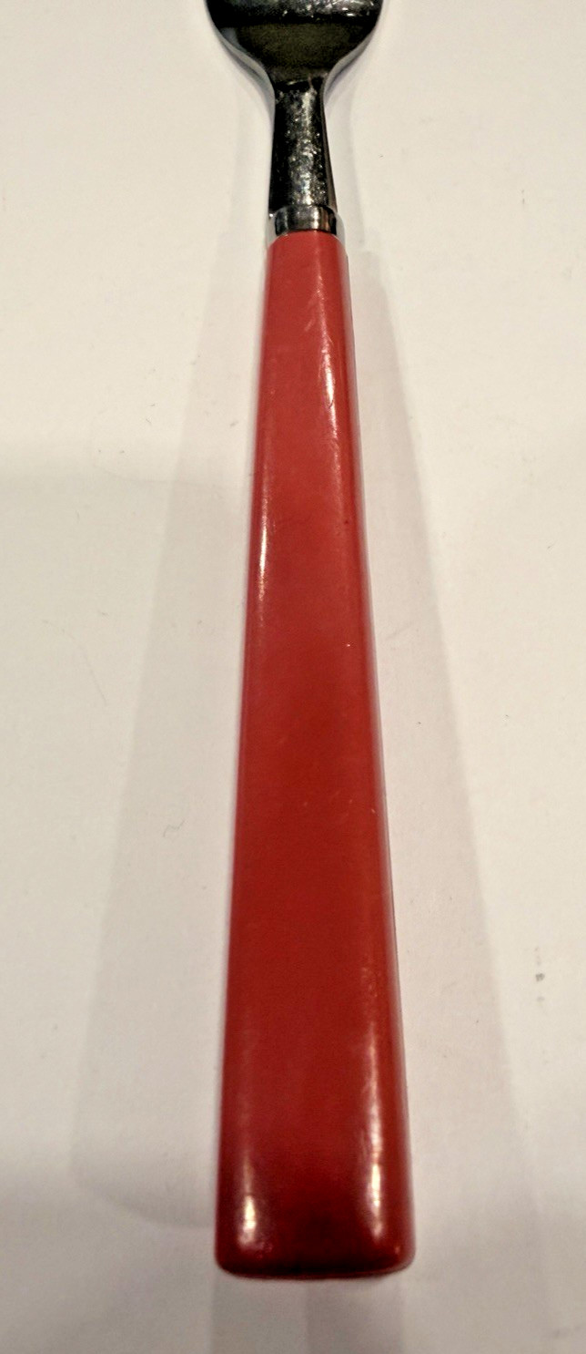 Vintage Mauve Plastic Handle Stainless Replacement Fork Taiwan