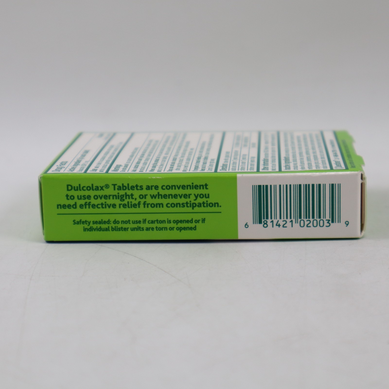 Dulcolax Laxative Tablets 5mg Overnight Constipation Relief 50 Ct EXP 06/2026+