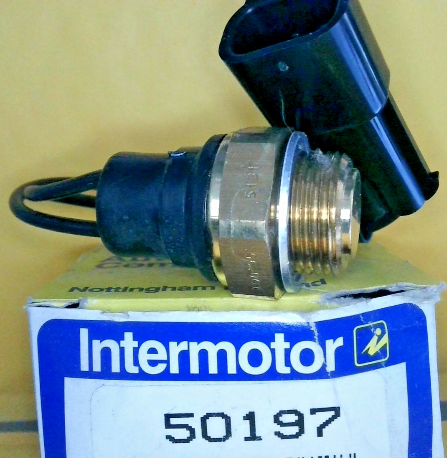 50197 Temperature/Radiator Fan switch fits Vauxhall/Opel models as listed