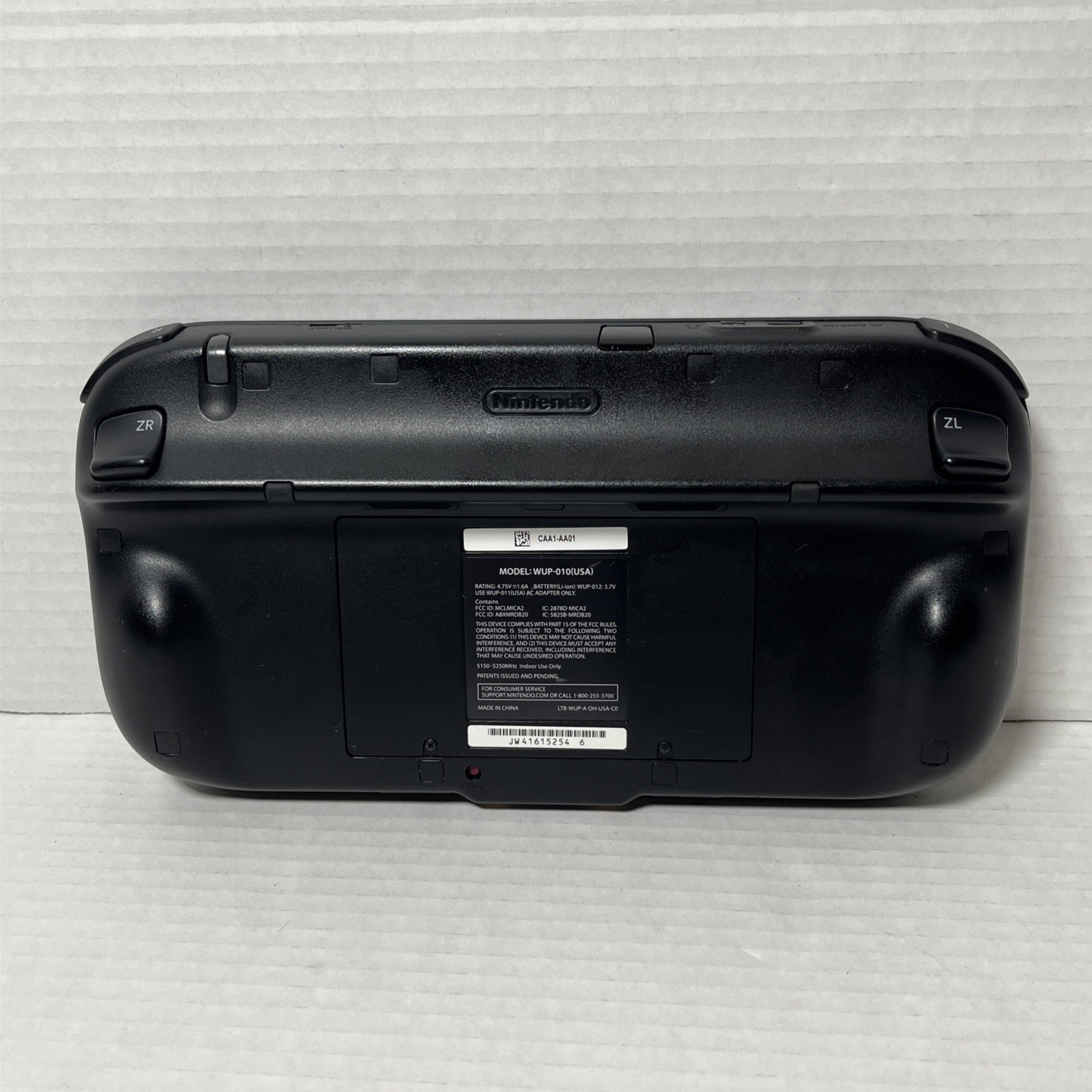 Nintendo Wii U GamePad Controller Black WUP-010(USA) Tested Working..!!