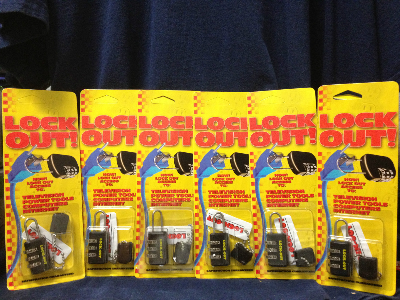 6--LOCK OUTS!! LOCK-OUT ACCESS TO ANY 120-VOLT APPLIANCE/TOOL/DAMAGED EQUIPMENT