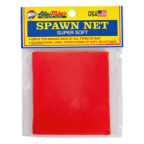 Atlas-Mike's Spawn Net, TWO Packs of Same Color, 3"x3" Make Your Own, USA Made
