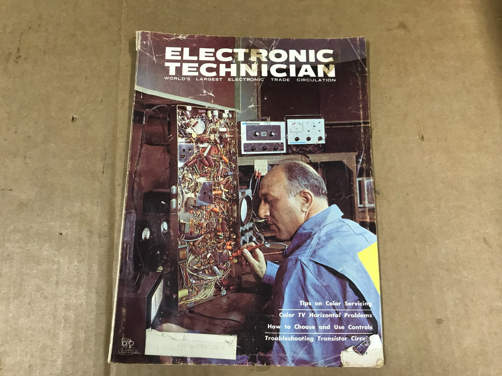 Vintage Electronic Technician Trade Circulation - Tips On Color Servicing