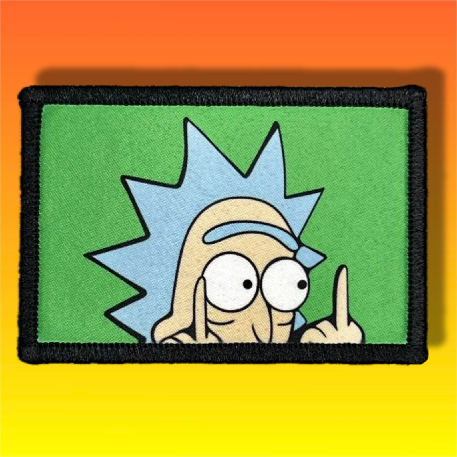 Rick & Morty Morale Patch / Military ARMY Tactical Hook And Loop Airsoft 284