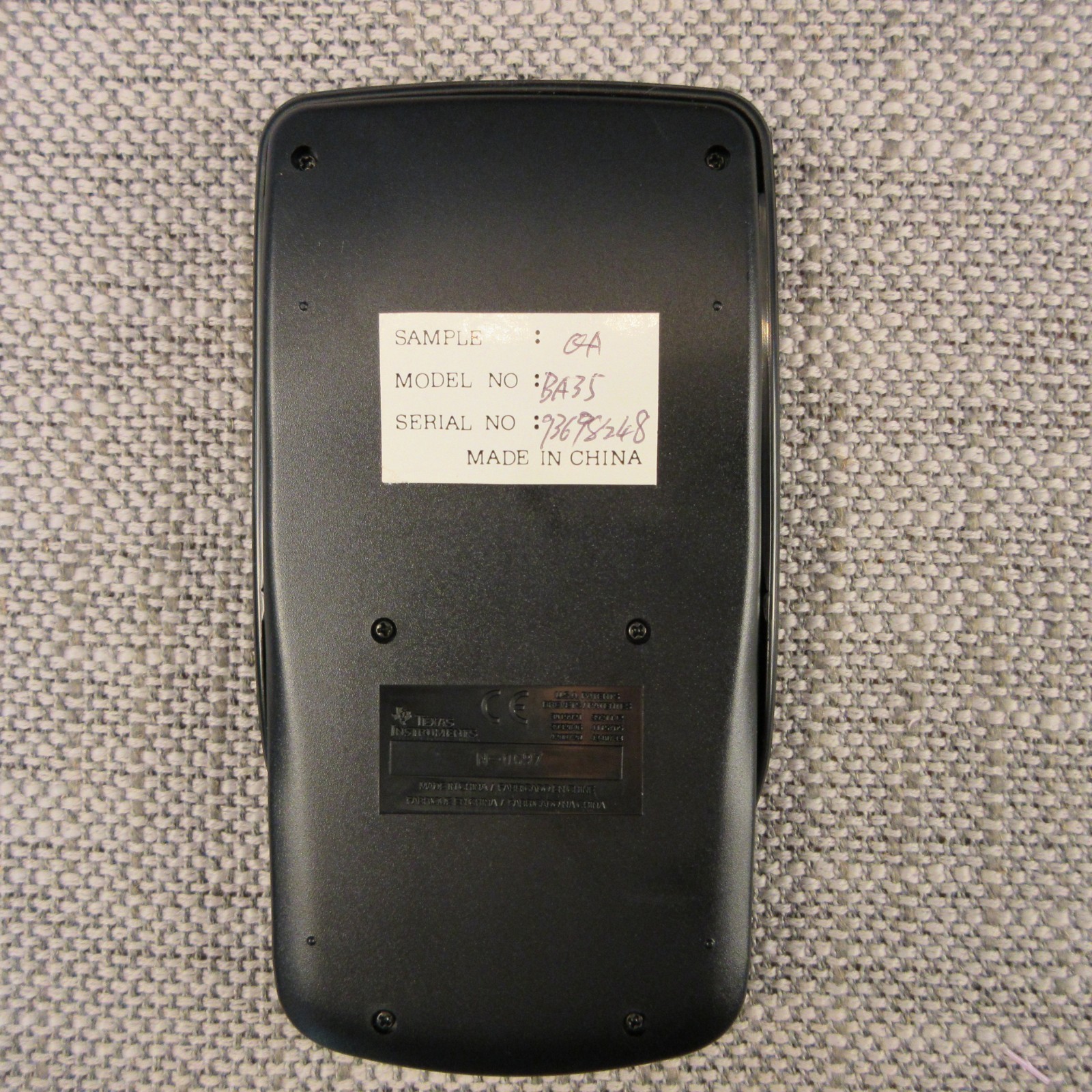 Texas Instuments TI-36X Solar Business Analyst Calculator