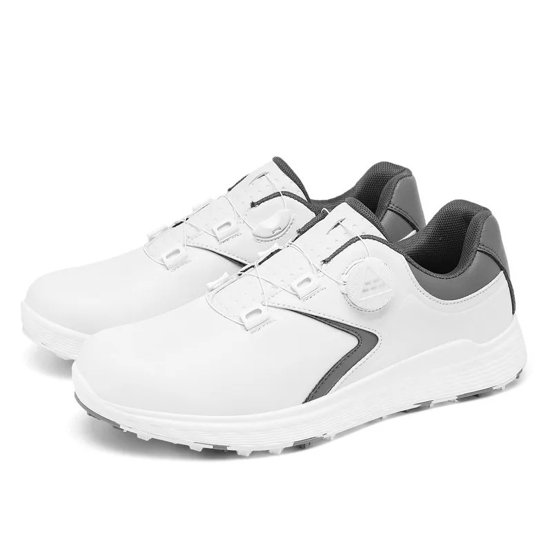 Men Professional Golfers Sneakers Outdoor Anti Slip Walking Golfing Footwears
