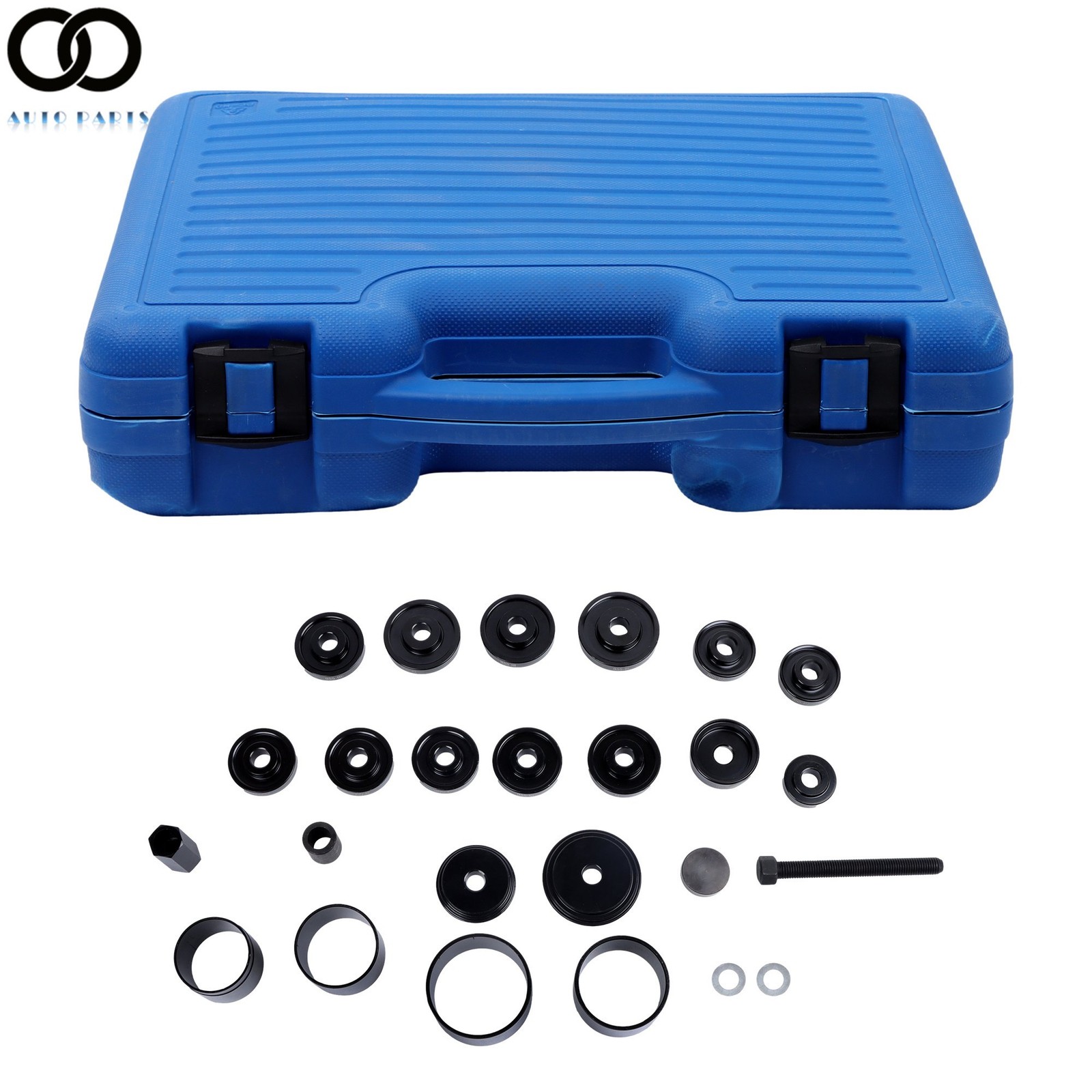 25-Pieces Manual Front Wheel Drive Bearing Removal Install Adapter Kit With Case