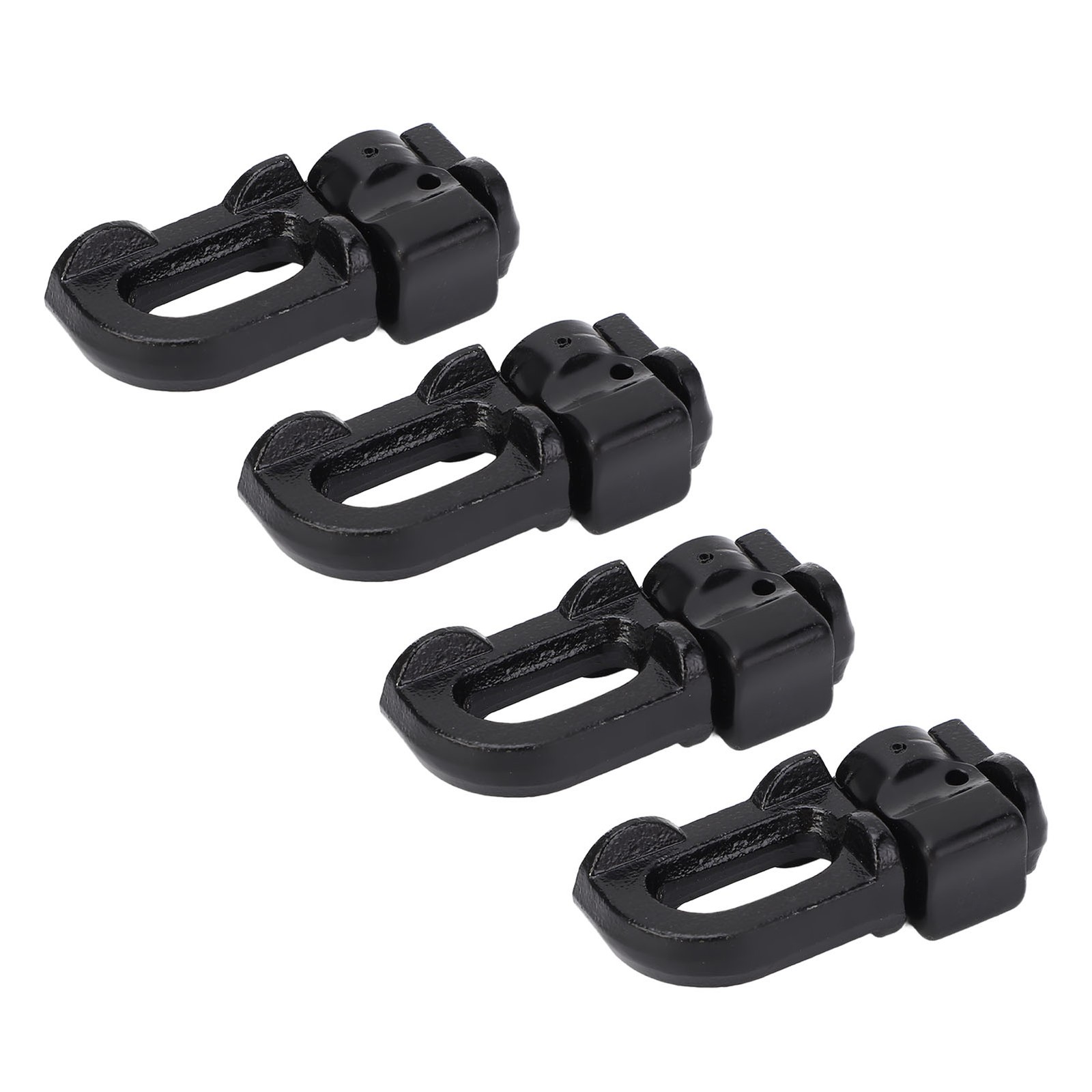 ˜4Pcs L Track Double Stud Tie Down Fitting Carbon Steel L Track Rail Double Stud