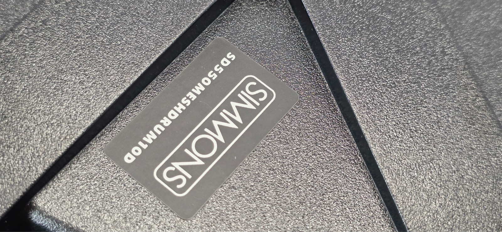 Simmons SD550 10in Dual Zone Drum Pad with L Rod
