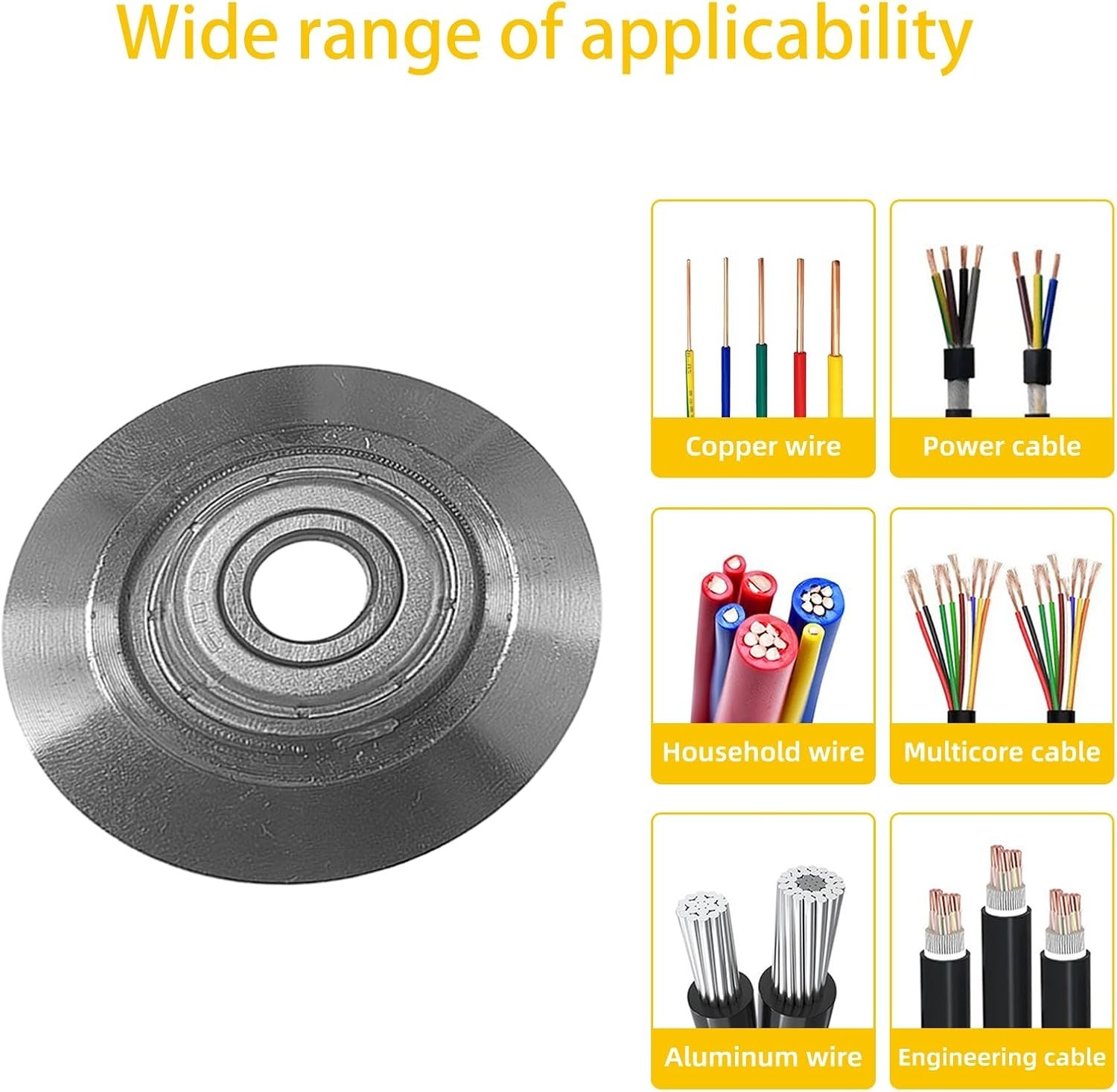 Wire Stripper Blade FOR Cable Stripping Machine Replace Dull Cutter 1.73"