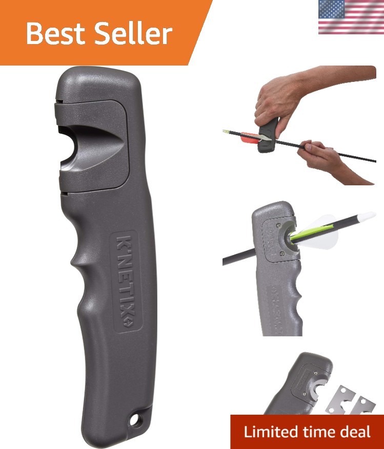 K’netix™ Archery Fletch Remover with 2 Blades - Efficient Arrow Maintenance Tool