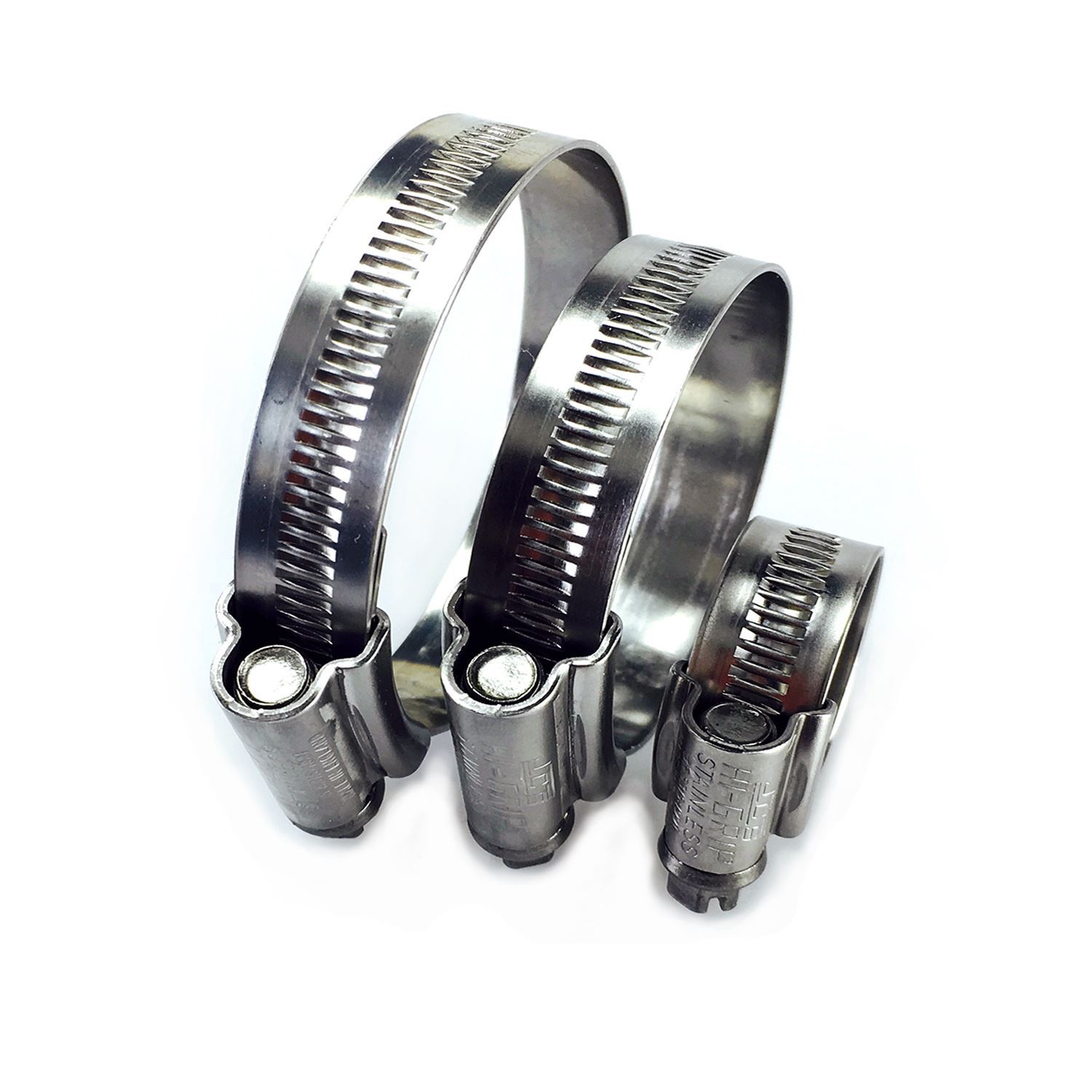 Stainless Steel and Zinc Plated JCS Hi-Grip Hose Clips Tubing Clamp Clip
