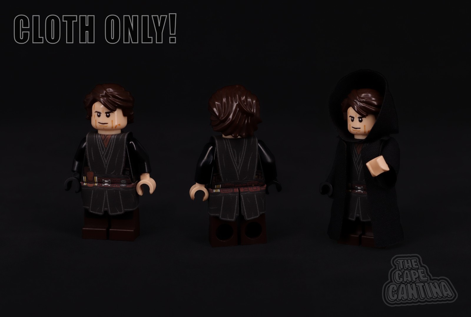 Star Wars Jedi Anakin Skywalker Custom Cloth Cape Accessory for LEGO NEW