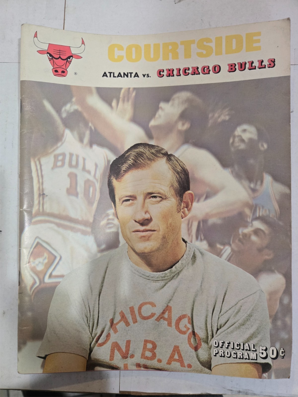 Official Chicago Bulls Program from 1970-1971 Season NICE Free shipping