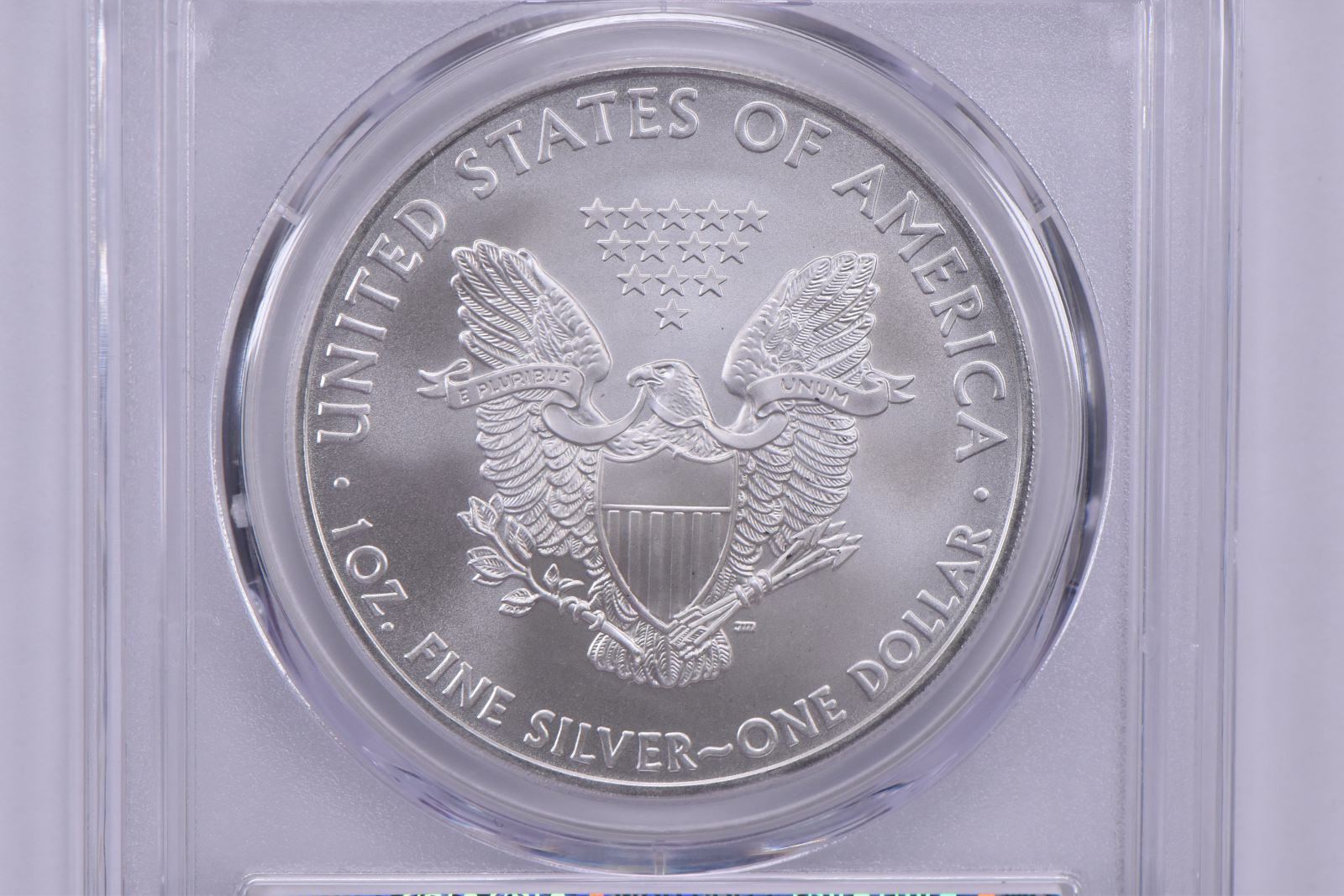 2009 American Silver Eagle MS70 PCGS Blue Label